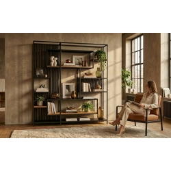 REGAŁ NA KSIĄŻKI METALOWE  RNK-138